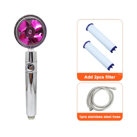 Buy Shower Head Water Saving – 360° Rotating ABS Rain Nozzle