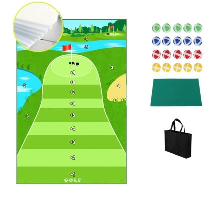 Golf Swing Training Mat for Parent-Child Practice Swing Path