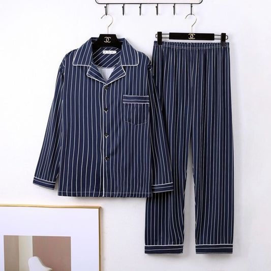 Buy Men’s Minimalist Long Sleeve Pajamas Sleepwear Set