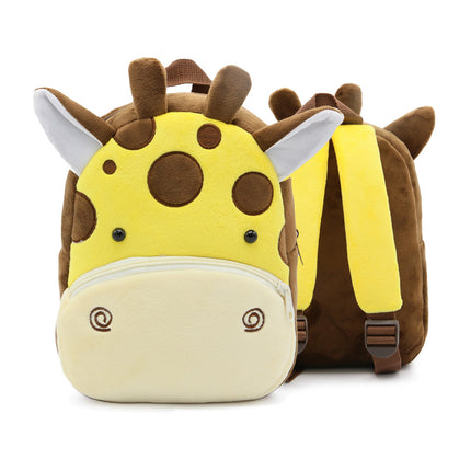 Cute Plush Backpacks for Kindergarten Cartoon School Bags