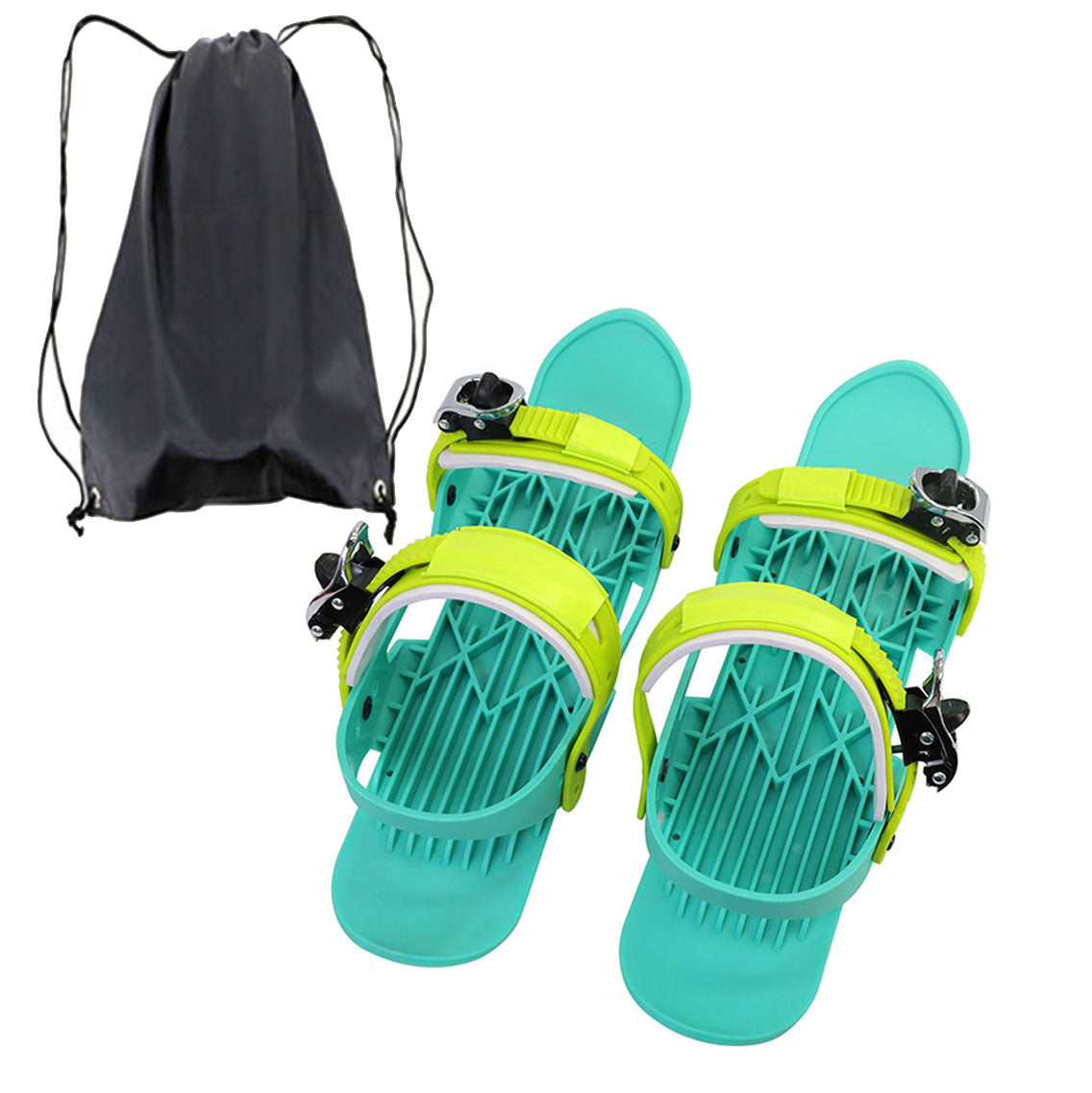 Buy Mini Ski Skates Portable Short Skiboard Adjustable Shoes