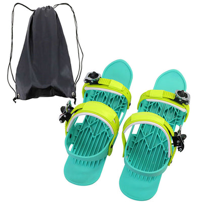 Buy Mini Ski Skates Portable Short Skiboard Adjustable Shoes