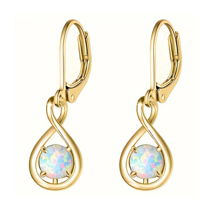 Elegant Womens Auspicious Pearl Earrings Fashion Jewelry