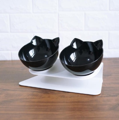Buy Inclined Cat Bowl with Oblique Mouth – Stylish Pet Feeder