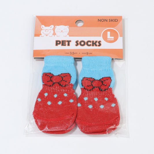 Pet Knit Skid Warm Love Cotton Socks – Comfortable & Cozy