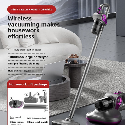 Wireless Handheld Vacuum Cleaner With Mite Removal Daily Use