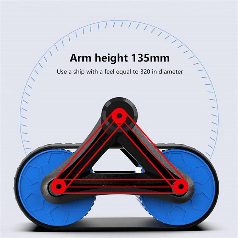 Buy Automatic Rebound Double Wheel Ab Roller for Men Women Gym
