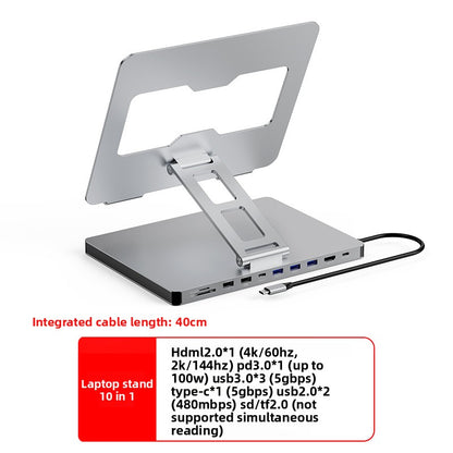 Laptop Docking Station with HDMI Ethernet and USB Hub Access