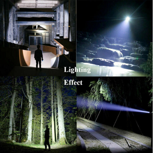 Powerful Quad-Core LED Torch USB Rechargeable for Camping
