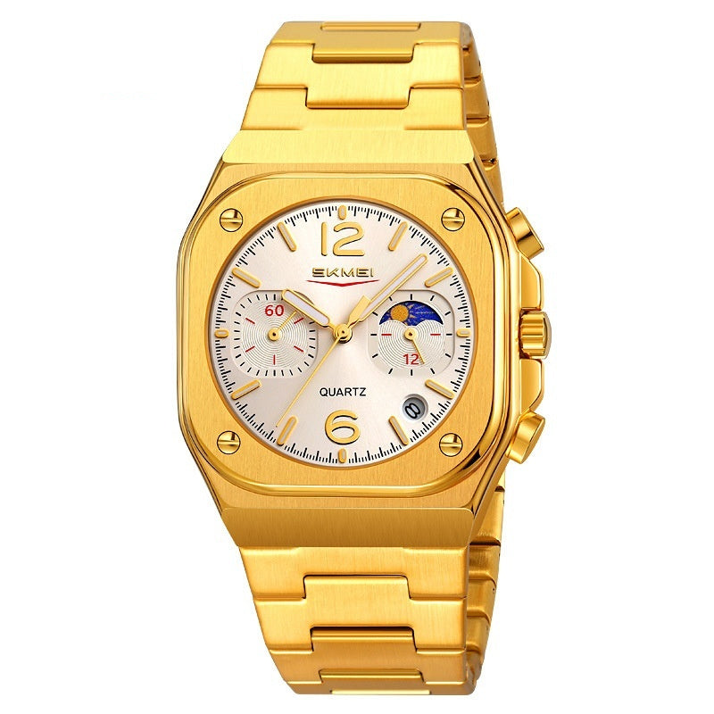 Buy Mens Casual Waterproof Multifunctional Quartz Watch