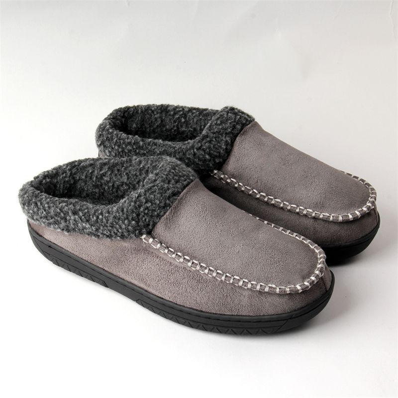 Men’s Cotton Slippers Outdoor Use Winter Home Wear Shoes