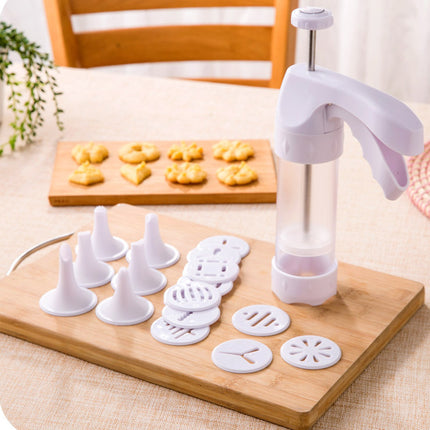 Buy First Cookie Press Gun with Nozzles & Molds Baking Tool