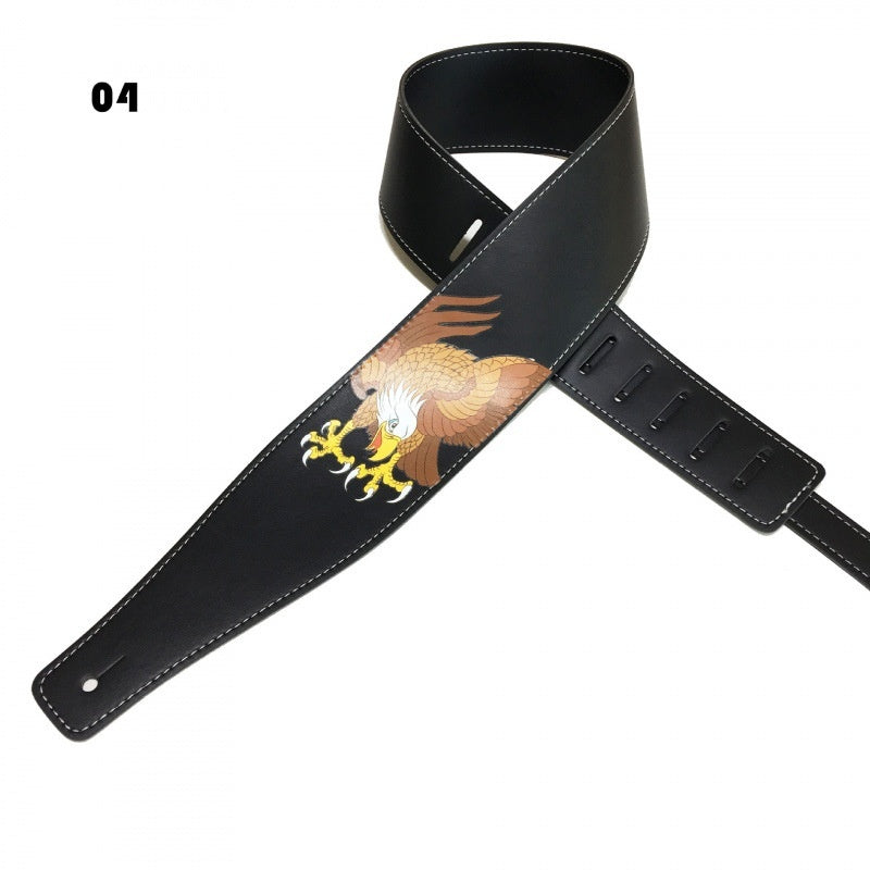 Buy Color Printing Folk Guitar Shoulder Strap Musical Accessory