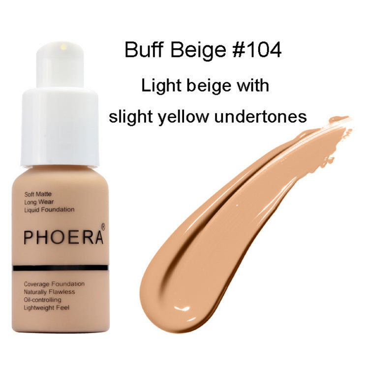 Oil Control Matte Concealer Foundation Cream – Natural Look
