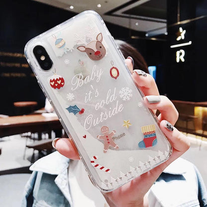 Buy Christmas Snowflakes Sands Mobile Shell for Apple iPhone