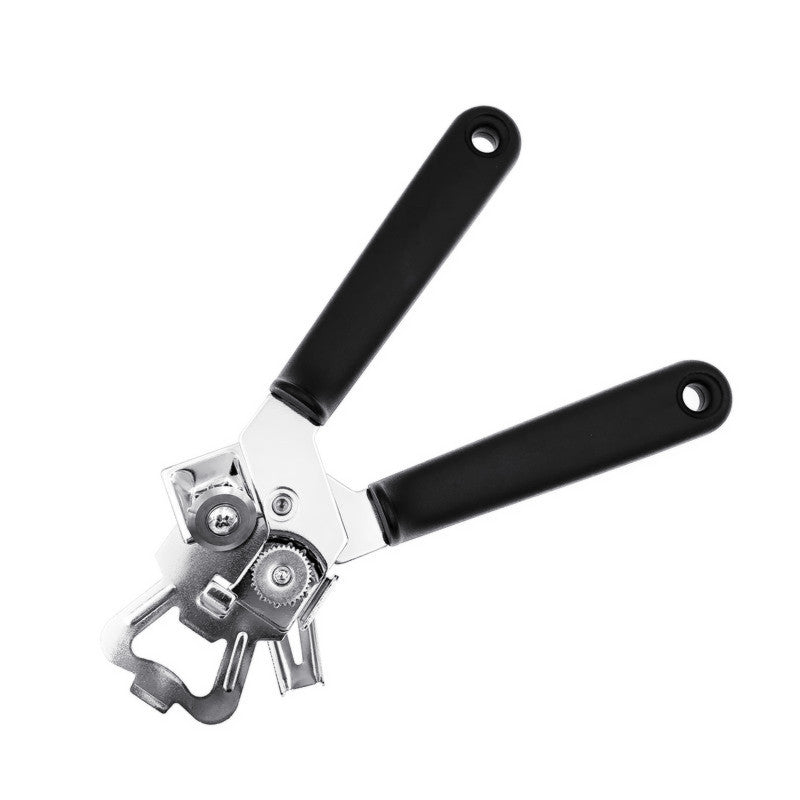 Stainless Steel Can Opener with Easy Grip for Kitchen Use