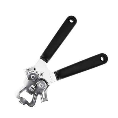 Stainless Steel Can Opener with Easy Grip for Kitchen Use