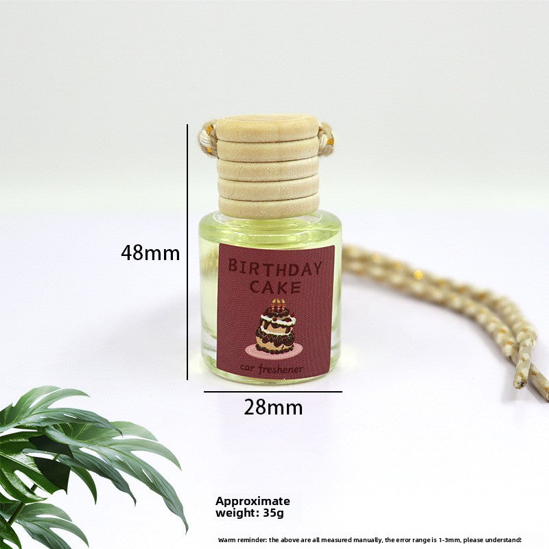 Car-mounted perfume glass bottle