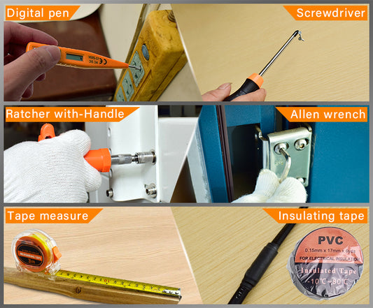 59-Piece Tool Set – Durable Tools for DIY & Household Use