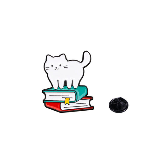 Original Cat-Shaped Oil-Drop Alloy Brooch Stylish Jewelry