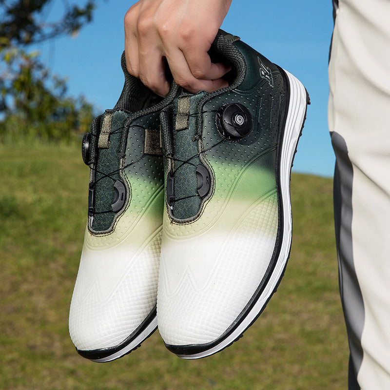 Breathable Rubber Sole Golf Shoes Lightweight and Durable