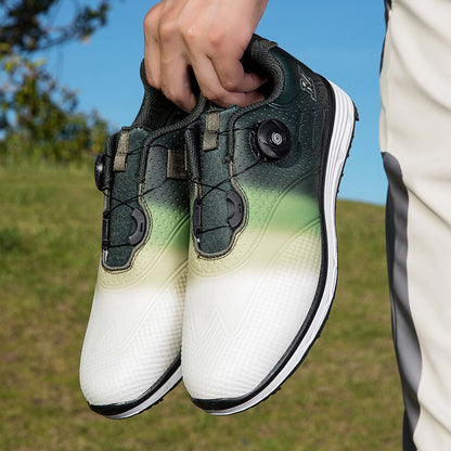 Breathable Rubber Sole Golf Shoes Lightweight and Durable