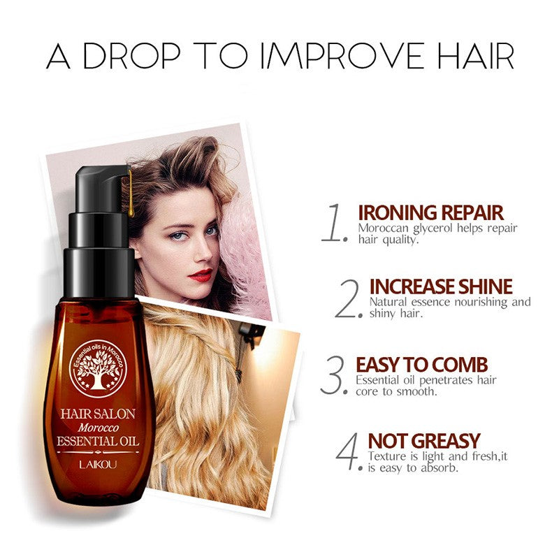 Moroccan Hair Care Essential Oil for Soft and Smooth Hair