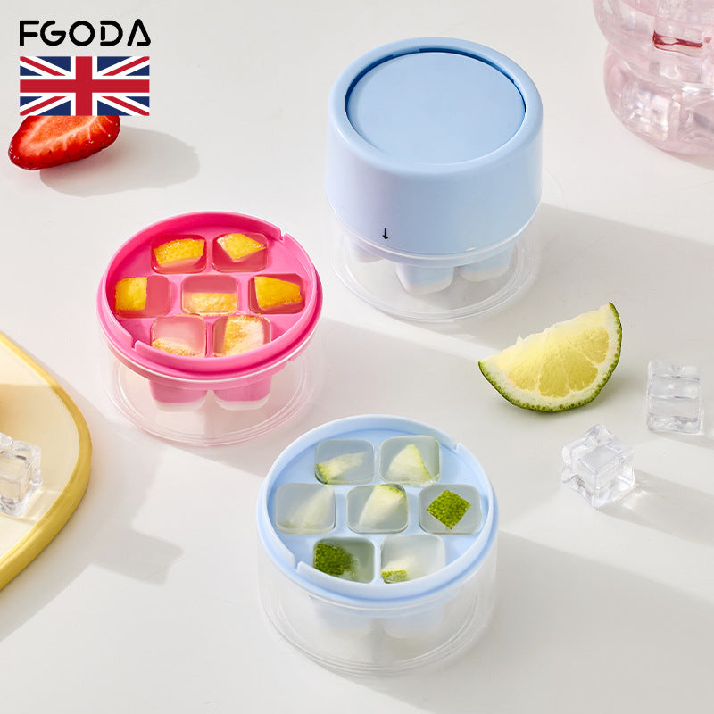 Creative Fruit Ice Cube Tray with Lid