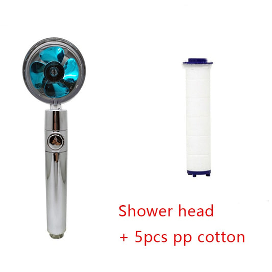 Buy Shower Head Water Saving – 360° Rotating ABS Rain Nozzle