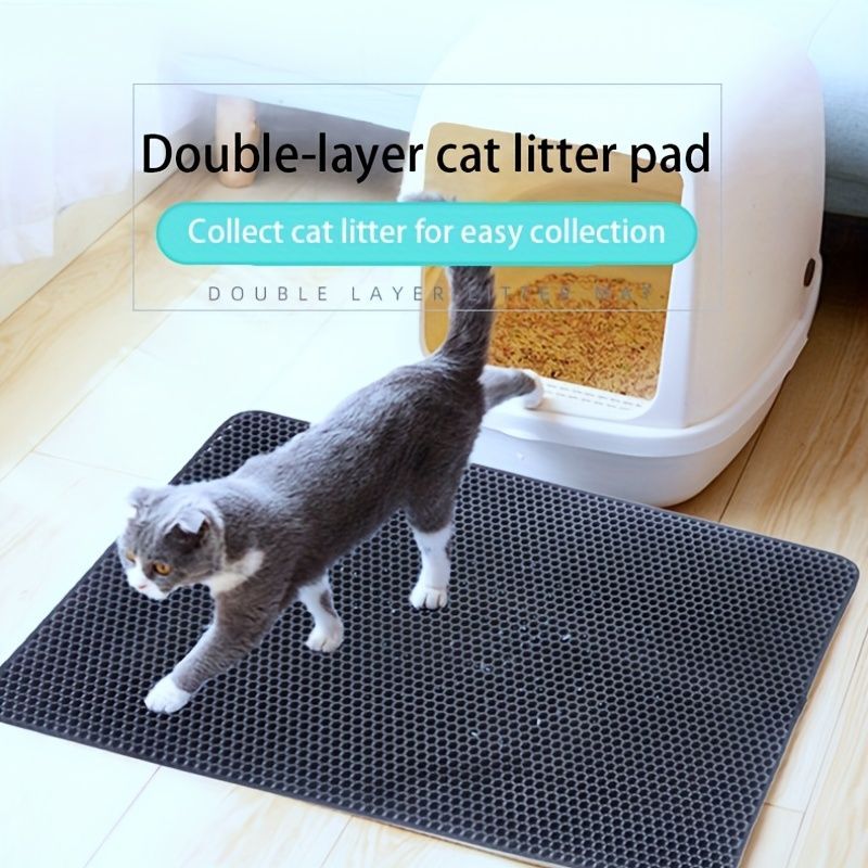 Waterproof EVA Double Layer Cat Litter Pad Cleaning Mat