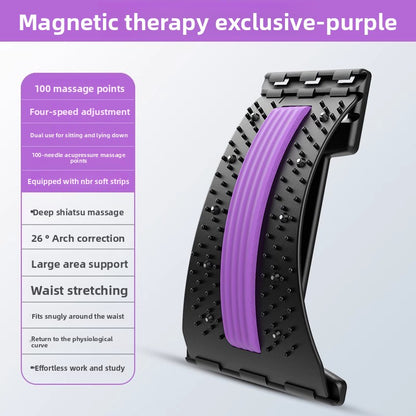 Adjustable Magnetic Lumbar Traction Device for Pain Relief