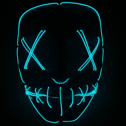 Halloween LED Glowing Full Face Mask for Party and Costume