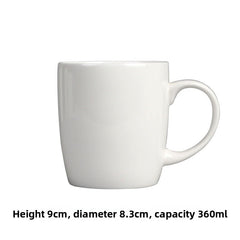 Pure white fat Cup