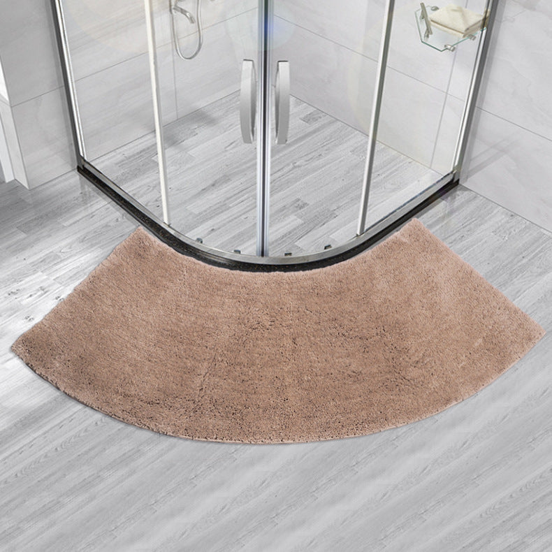 Non-Slip Fan-Shaped Bath Mat for Shower Room Door