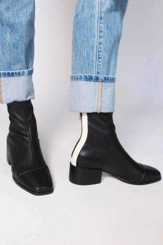 Women's Simple Square Toe Ankle Boots Fashion Style Wear