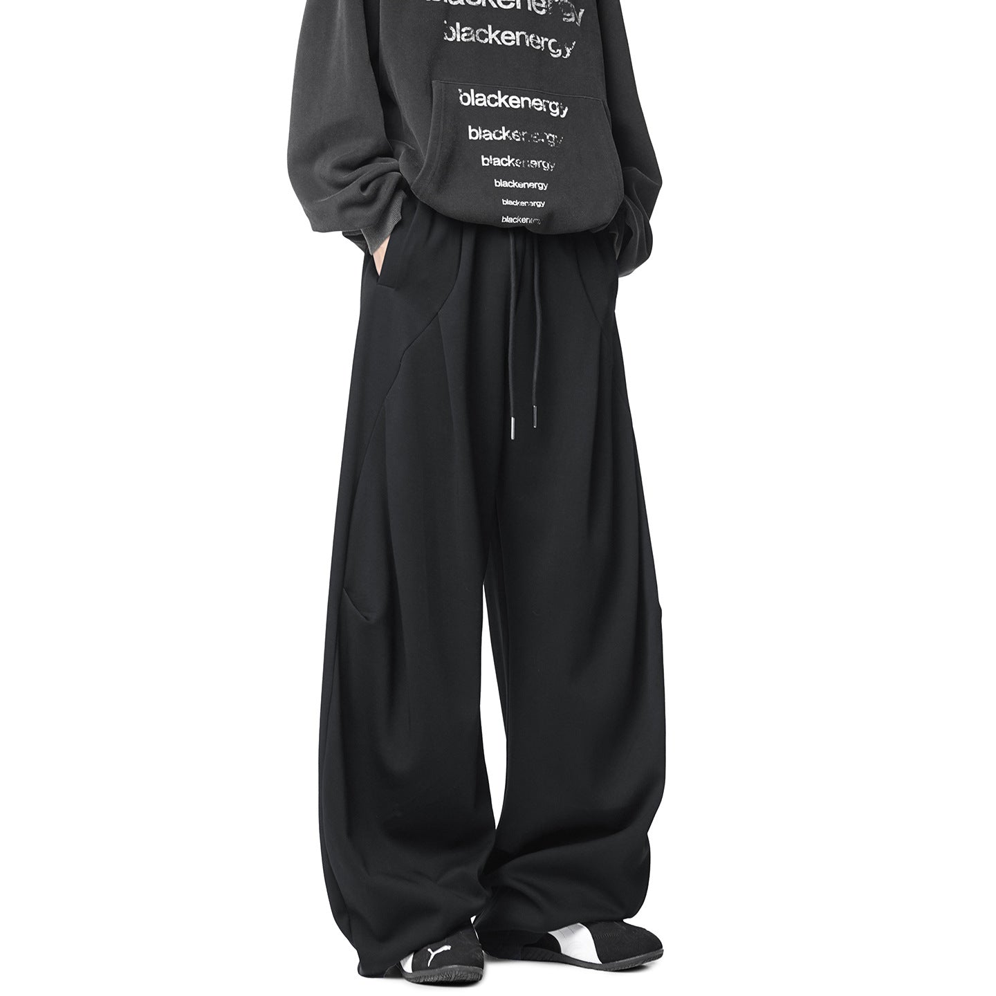 Retro Wide Leg Sweatpants for Women Soft Lounge Daily Wear