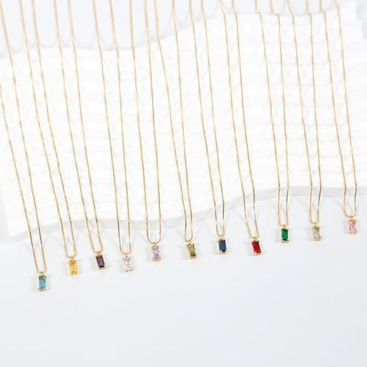 Delicate Zircon Pendant Necklace Womens Fashion Jewelry