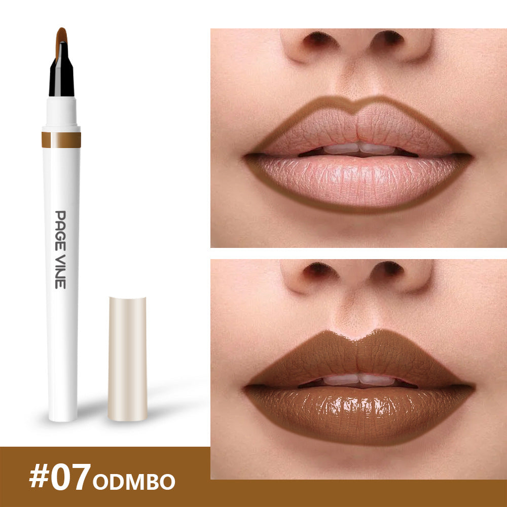 Lip Liner and Gloss Dual Set for Smooth, Long-Lasting Color