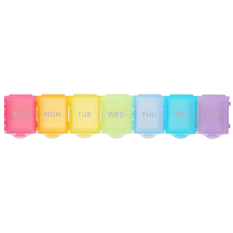Smart Weekly Pill Organizer with Alarm Reminder Support
