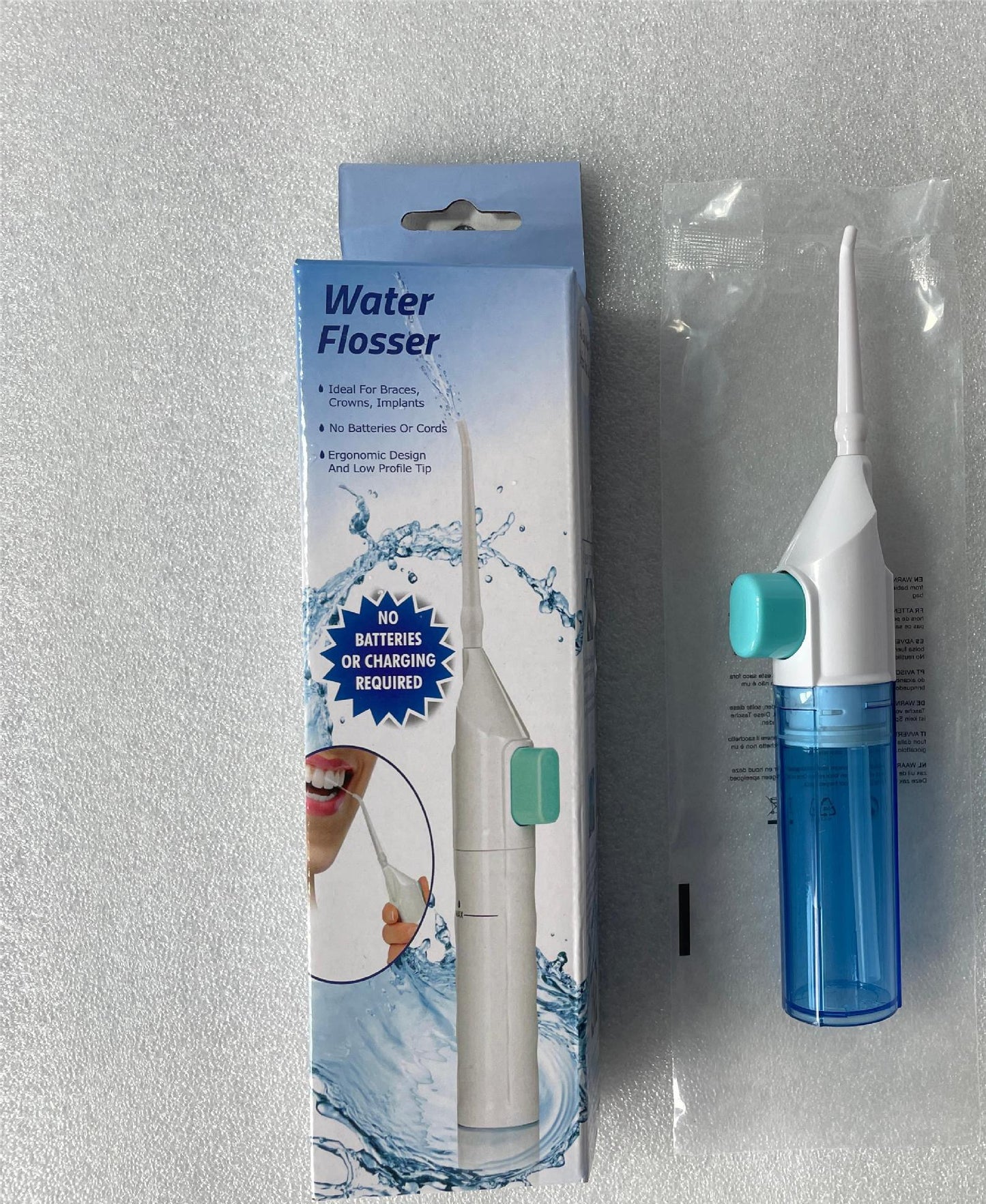 Portable Manual Dental Water Flosser for Daily Oral Care