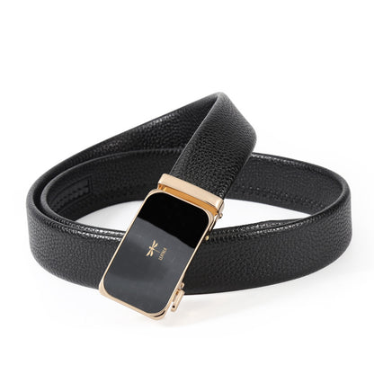 Men’s Casual Business Belt – Premium Split Leather Accessory