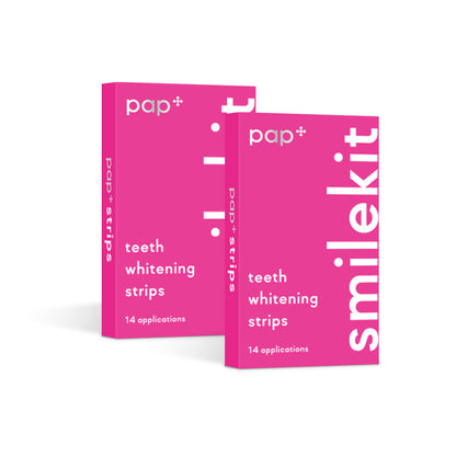 Teeth Whitening Strips with Mint Freshness Dental Care Kit