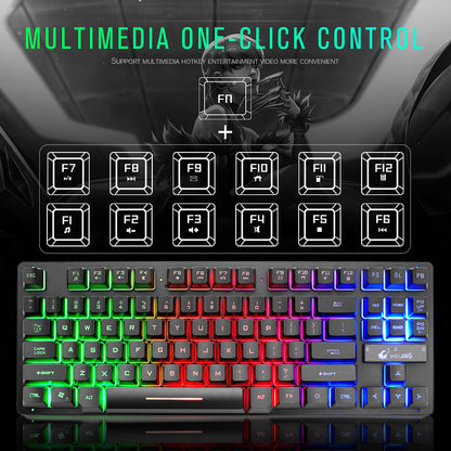 Mechanical Keyboard Electronic Notebook Keyboard for Games