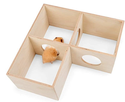 Hamster Multi-Room Cage Safe Comfortable Home for Hamsters