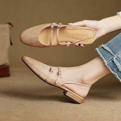 Women's Flat Sandals Soft Sole Single Strap Summer Wear