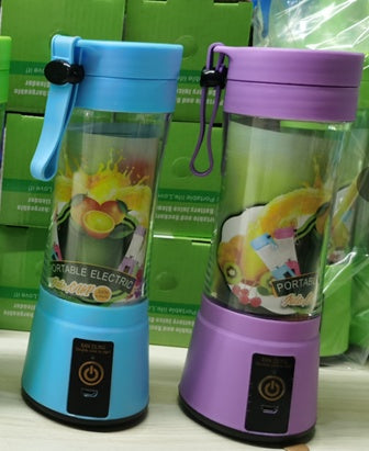 Buy Portable USB Rechargeable Blender 6 Blade Juicer Cup 380ML