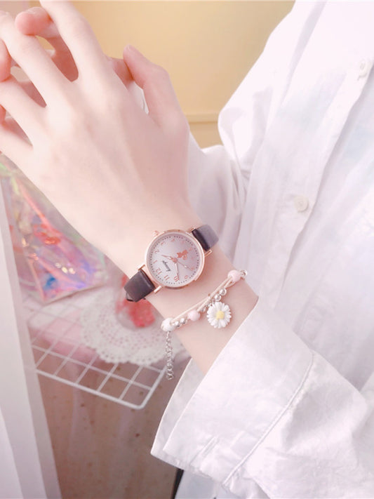 Korean-Style Cute Girl Analog Children’s Watch Trendy Design