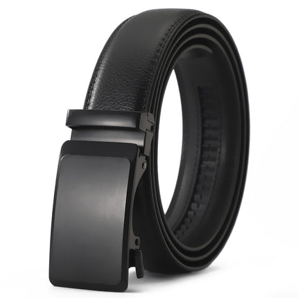 Men’s Genuine Leather Belt Automatic Buckle Stylish & Durable