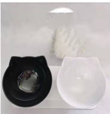 Cat Double Bowl – Ergonomic Food Bowl for Neck Protection