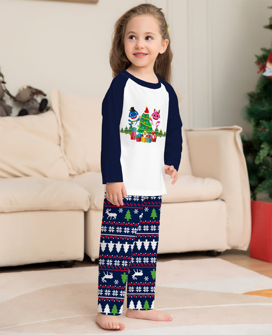 Matching Christmas Pajamas Set for Family Couples Kids Baby